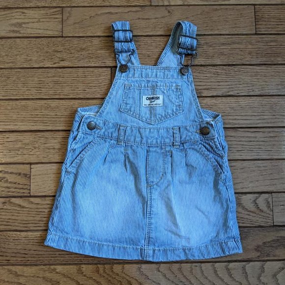 Oshkosh Striped Engineer Overall Dress - Picture 2 of 8